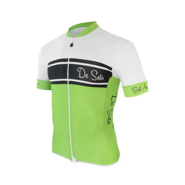 DeSoto Men's Skincooler Short Sleeved Full Zip Tri Top - 2021